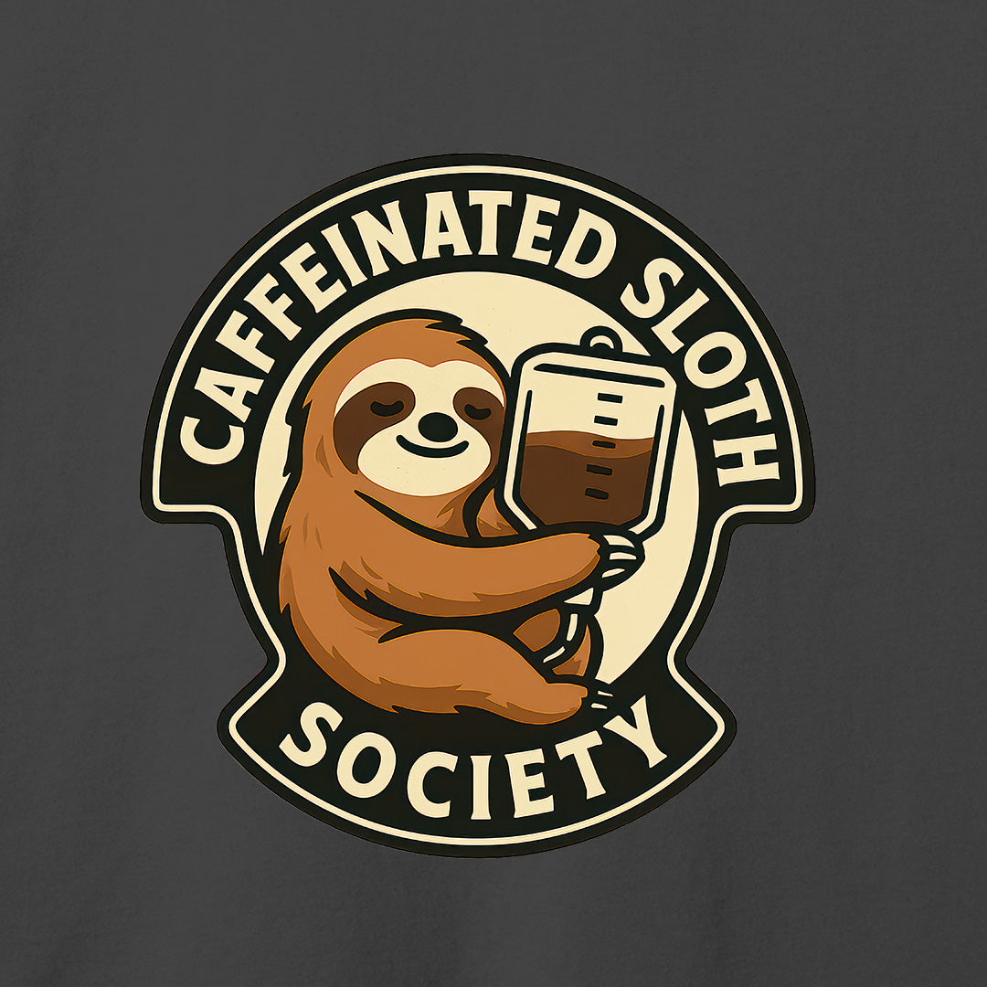 Caffeinated Sloth Society T-Shirt