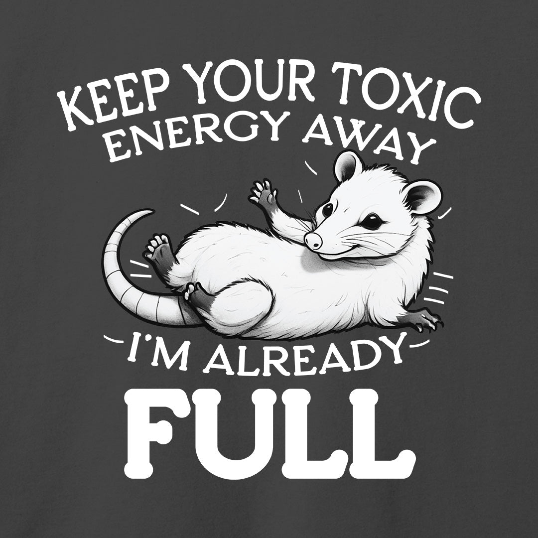 Keep Your Toxic Energy T-Shirt-T-Shirt-Asphalt-S-
