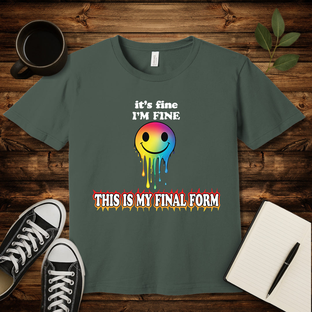 Final Form T-Shirt-T-Shirt-Military Green-S-wearable sarcasm by Savage Tee Society