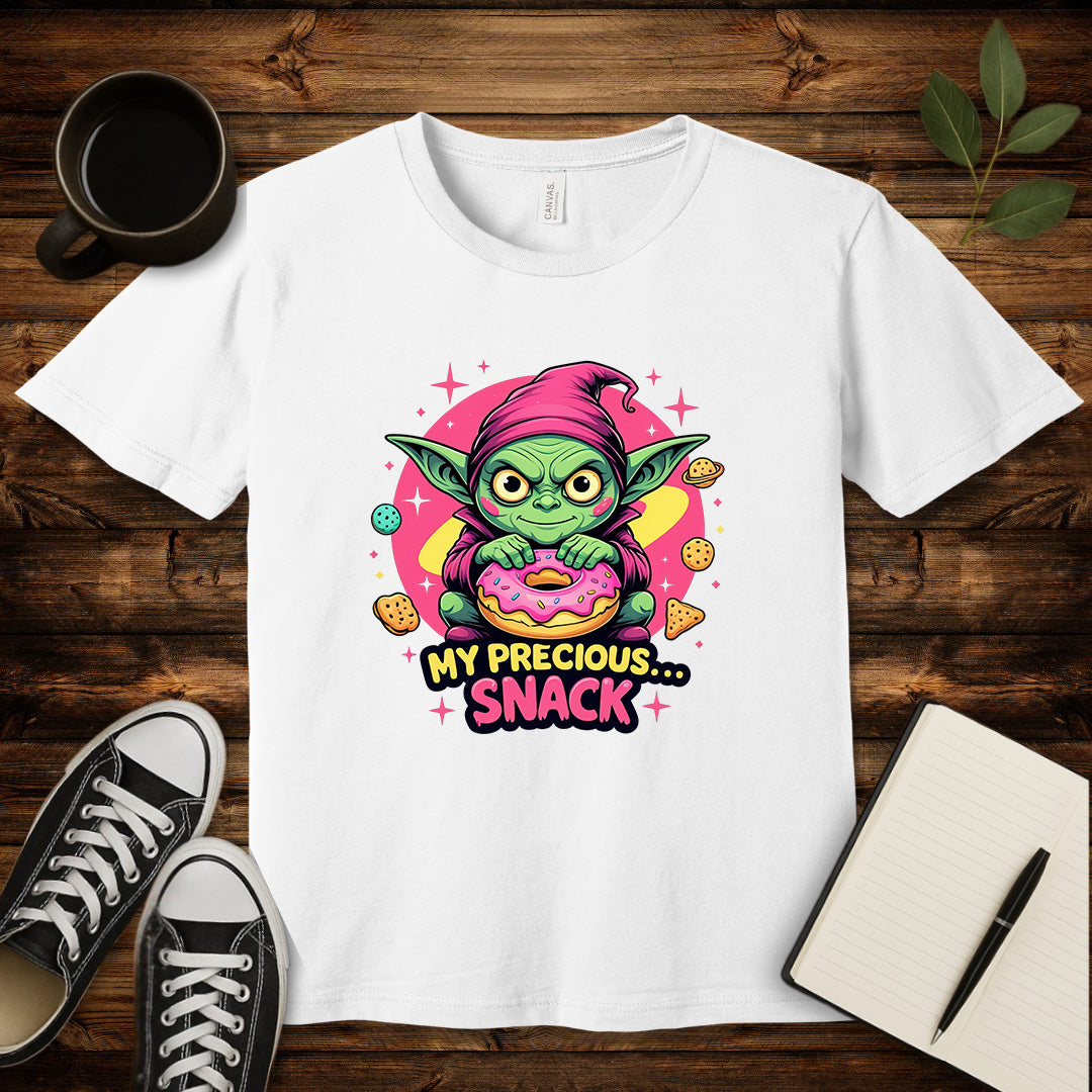My Precious Snack T-Shirt-T-Shirt-White-S-wearable sarcasm by Savage Tee Society