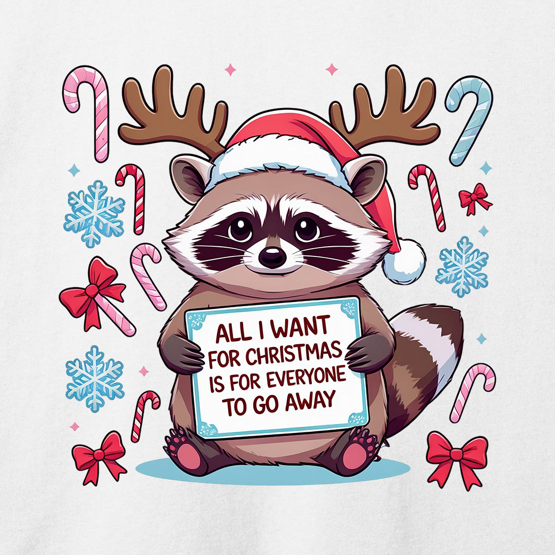 Go Away Anti-Social Christmas T-Shirt