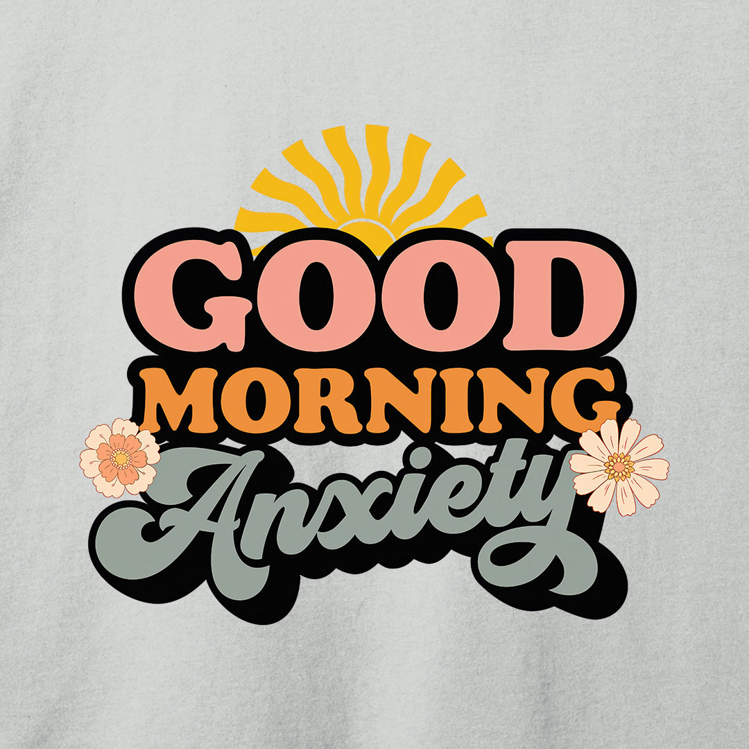 Good Morning Anxiety T-Shirt-T-Shirt-Asphalt-S-