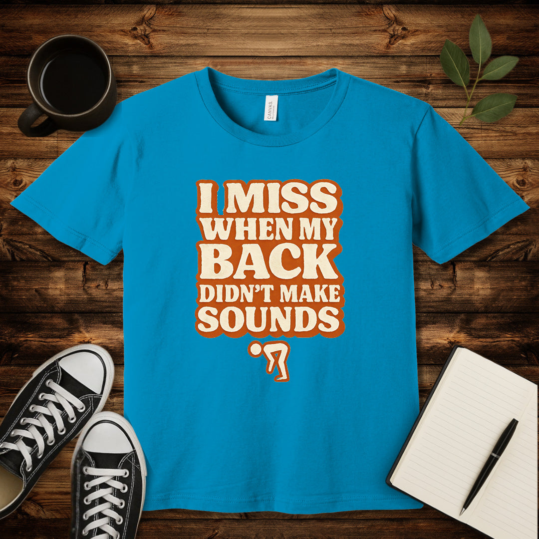Back Noise Nostalgia T-Shirt-T-Shirt-Aqua-S-wearable sarcasm by Savage Tee Society