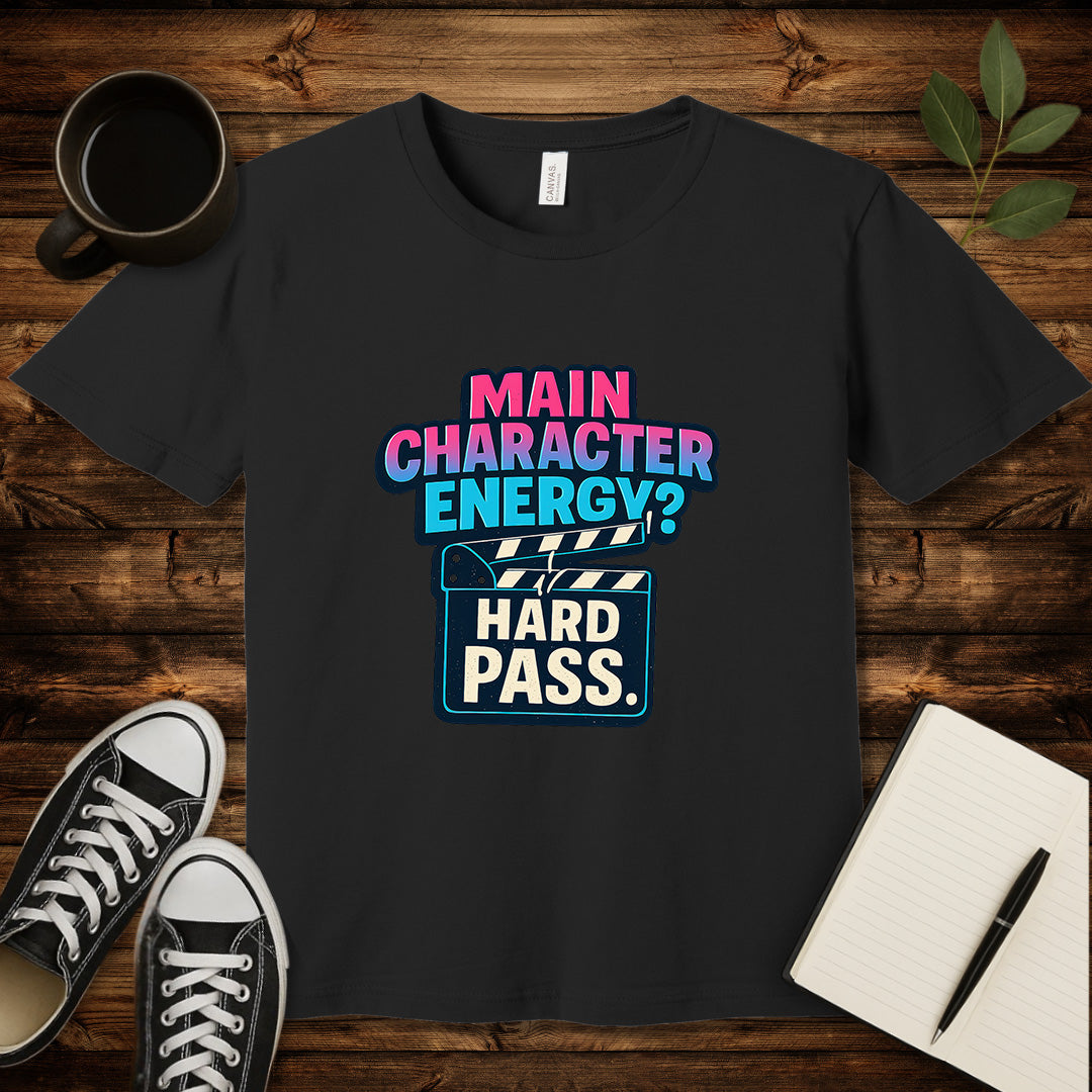 NPC Energy T-Shirt-T-Shirt-Black-S-wearable sarcasm by Savage Tee Society