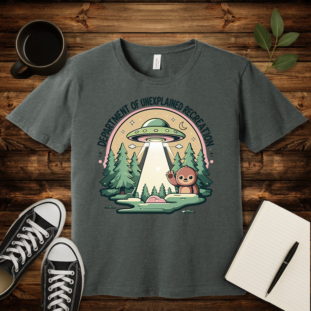 Dept of Unexplained Recreation T-Shirt-T-Shirt-Deep Heather-S-wearable sarcasm by Savage Tee Society