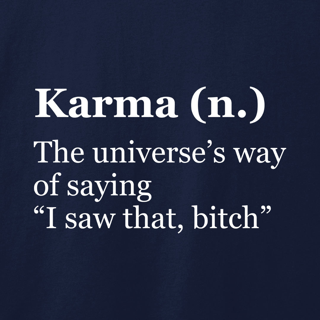 Karma Definition T-Shirt-T-Shirt-Asphalt-S-