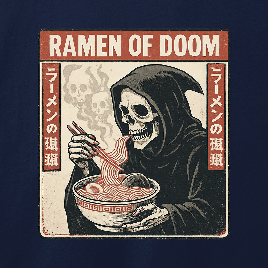 Ramen of Doom T-Shirt-T-Shirt-Asphalt-S-
