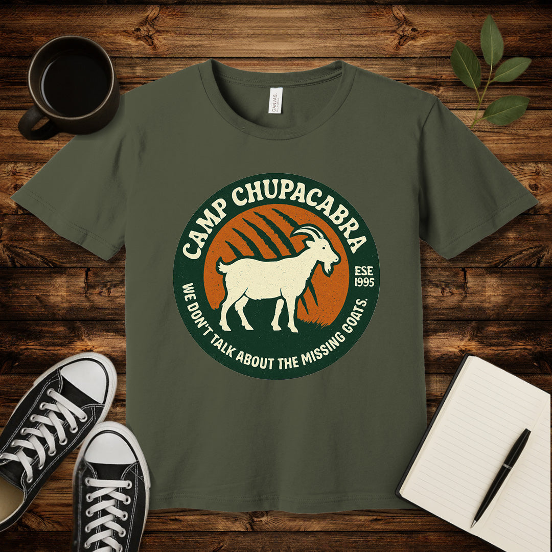 Camp Chupacabra T-Shirt-T-Shirt-Army-S-wearable sarcasm by Savage Tee Society