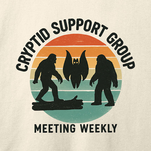 Cryptid Support Group T-Shirt-T-Shirt-Athletic Heather-S-