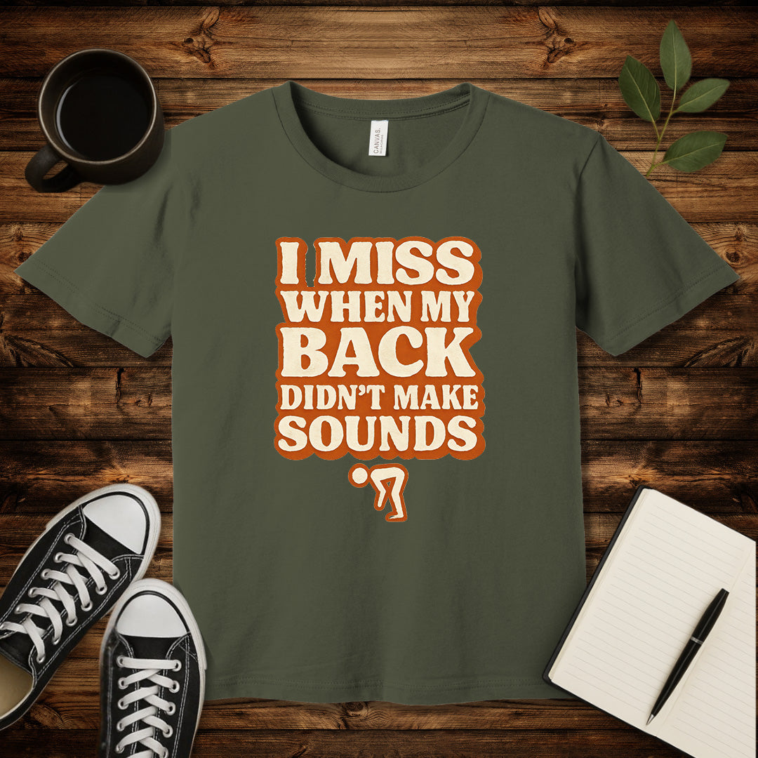 Back Noise Nostalgia T-Shirt-T-Shirt-Army-S-wearable sarcasm by Savage Tee Society