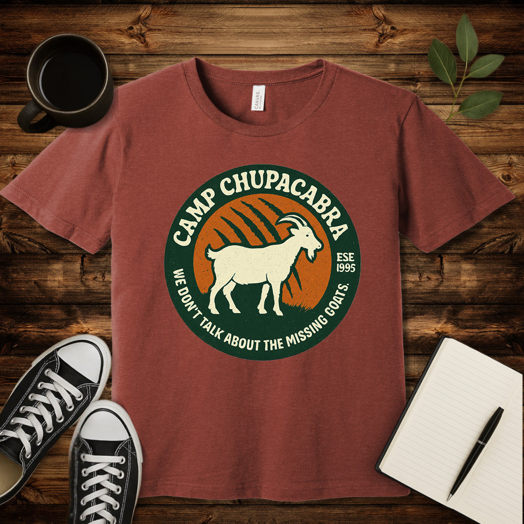 Camp Chupacabra T-Shirt-T-Shirt-Heather Clay-S-wearable sarcasm by Savage Tee Society