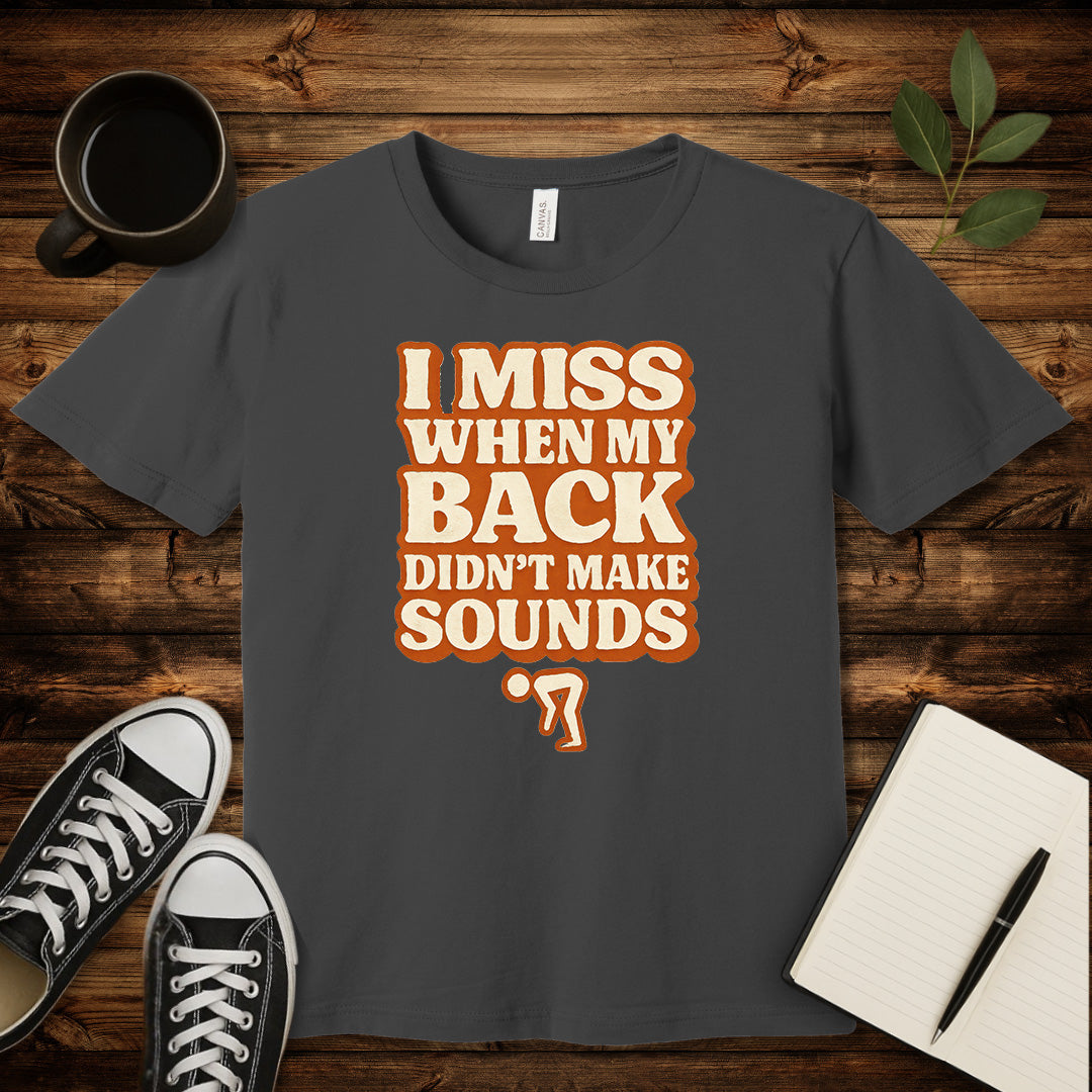 Back Noise Nostalgia T-Shirt-T-Shirt-Asphalt-S-wearable sarcasm by Savage Tee Society