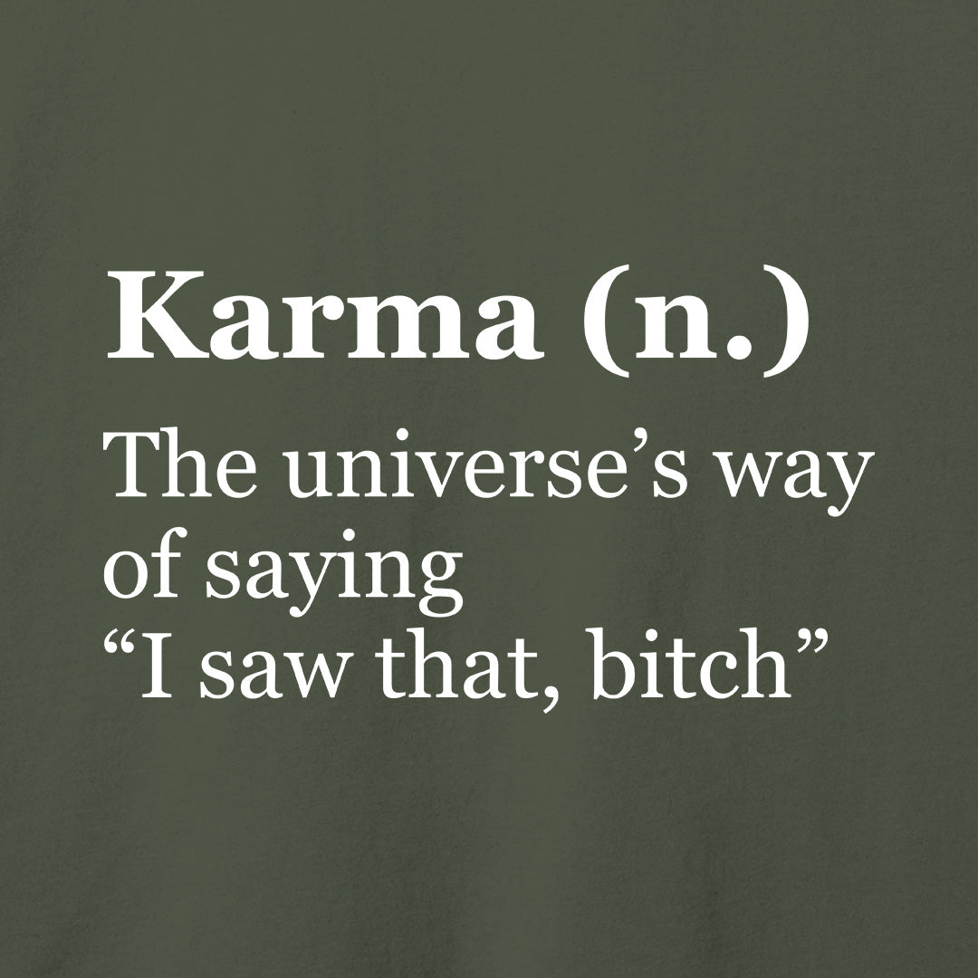 Karma Definition T-Shirt-T-Shirt-Asphalt-S-