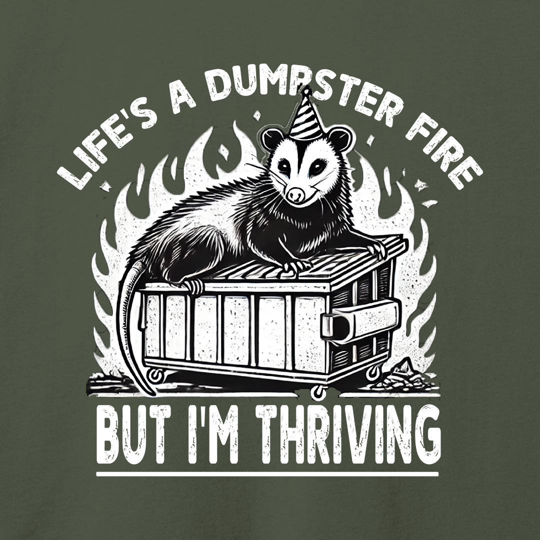 Life’s a Dumpster Fire T-Shirt-T-Shirt-Asphalt-S-