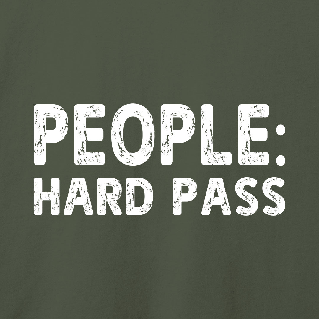 People: Hard Pass T-Shirt-T-Shirt-Asphalt-S-