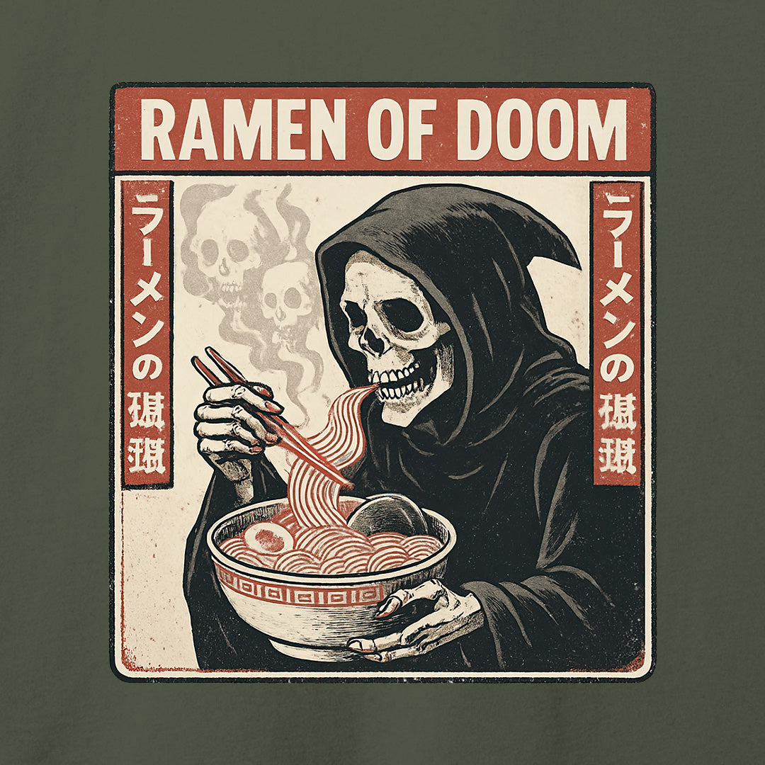 Ramen of Doom T-Shirt-T-Shirt-Asphalt-S-