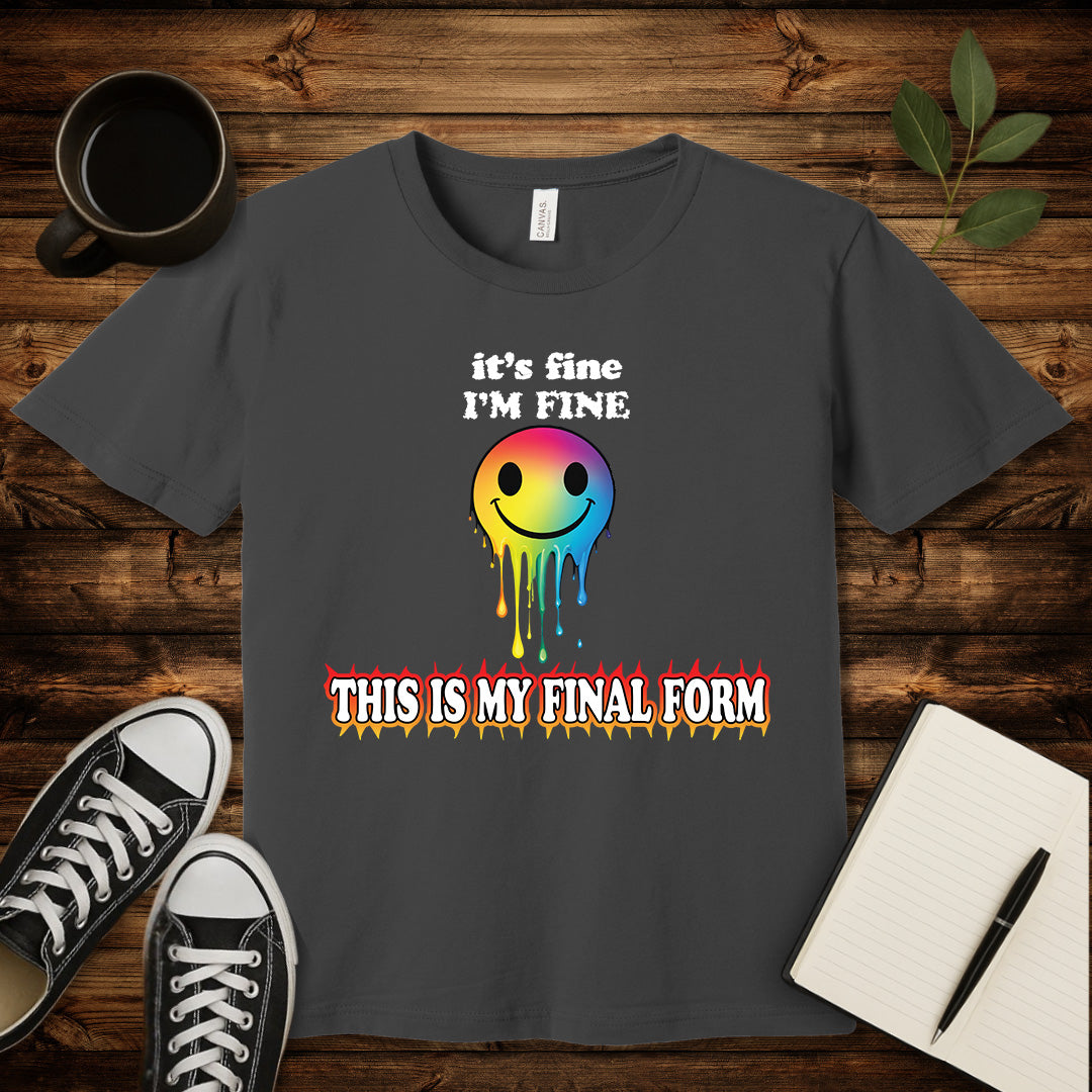 Final Form T-Shirt-T-Shirt-Asphalt-S-wearable sarcasm by Savage Tee Society