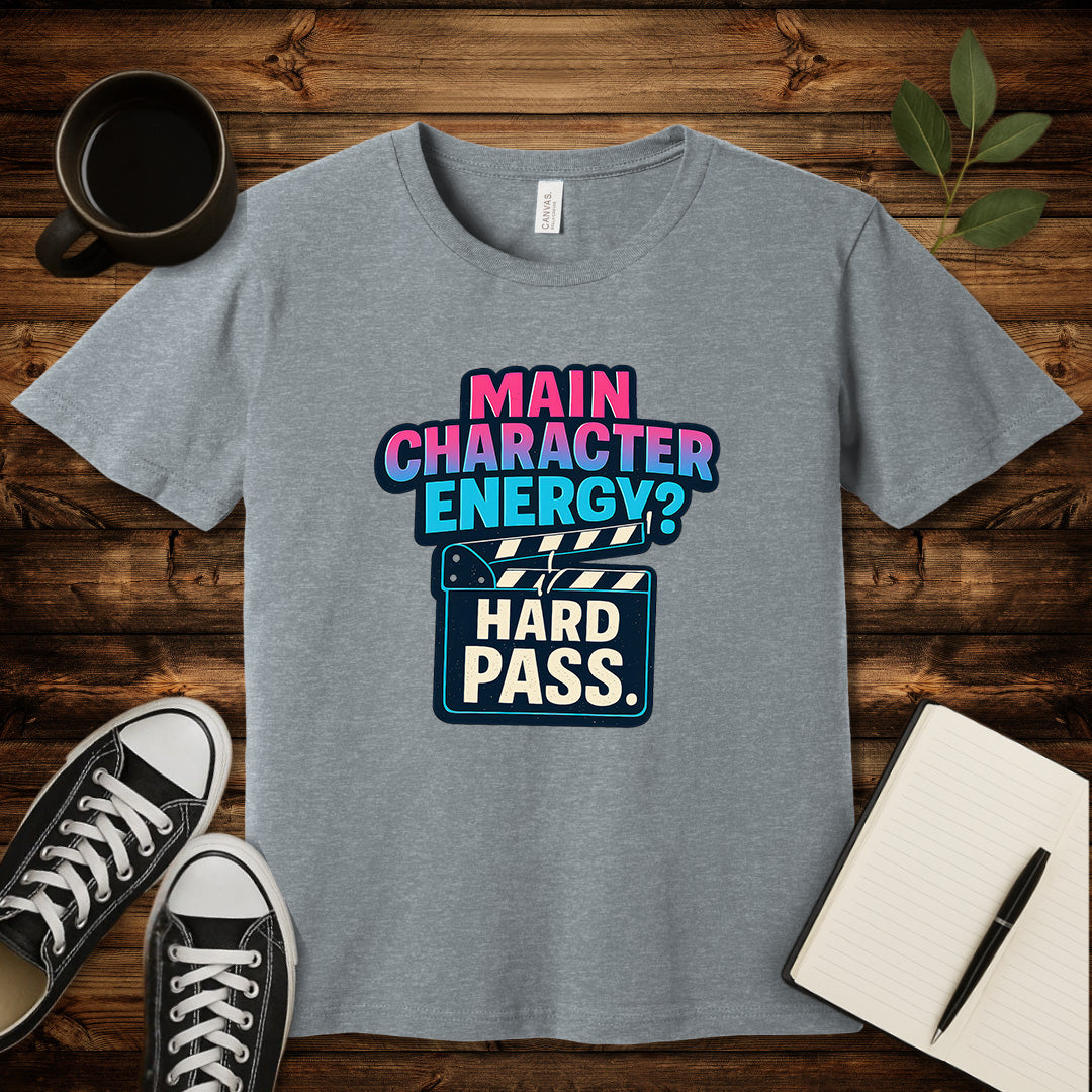 NPC Energy T-Shirt-T-Shirt-Athletic Heather-S-wearable sarcasm by Savage Tee Society