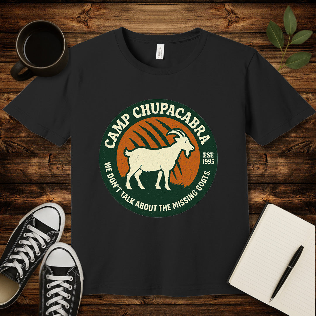 Camp Chupacabra T-Shirt-T-Shirt-Black-S-wearable sarcasm by Savage Tee Society