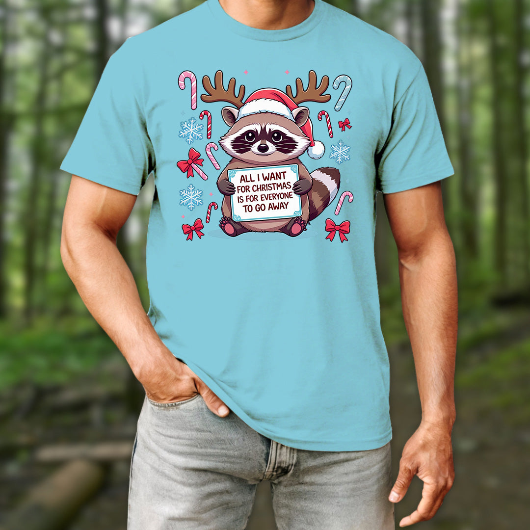 Go Away Anti-Social Christmas T-Shirt