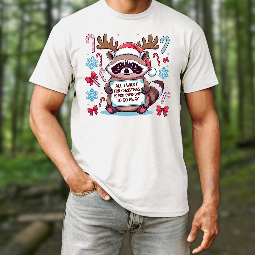 Go Away Anti-Social Christmas T-Shirt