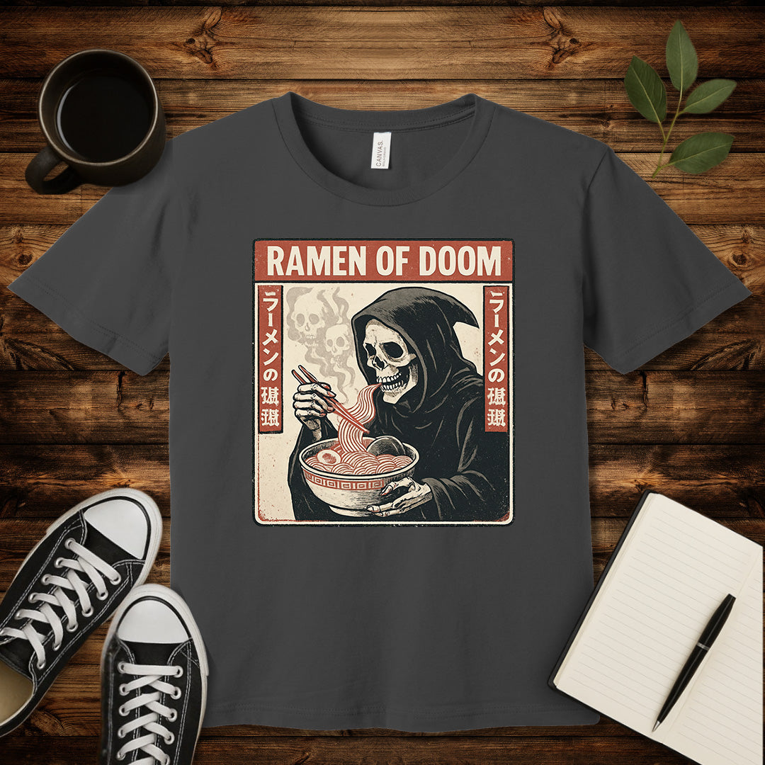 Ramen of Doom T-Shirt-T-Shirt-Asphalt-S-wearable sarcasm by Savage Tee Society