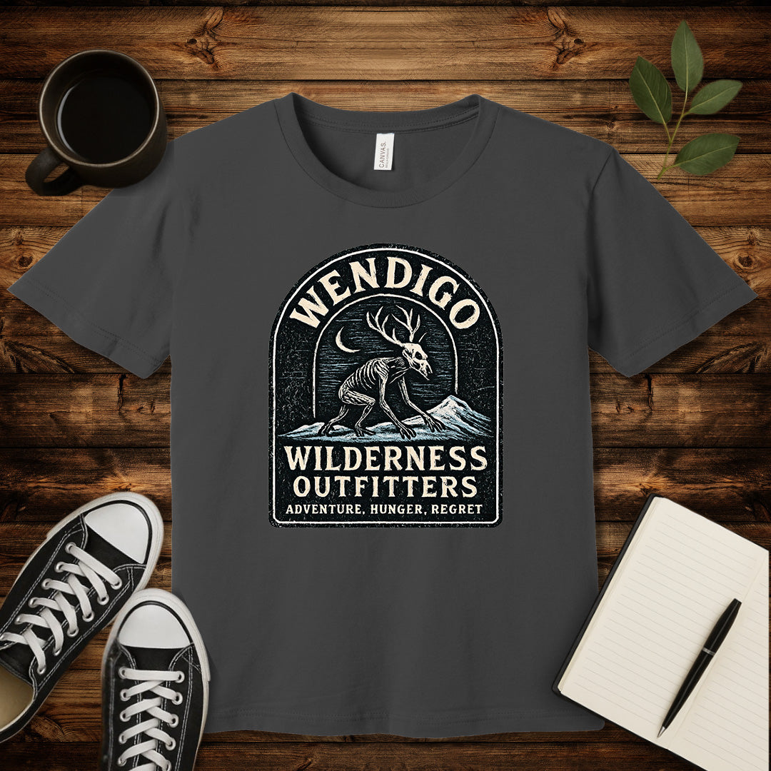 Wendigo Outfitters T-Shirt-T-Shirt-Asphalt-S-wearable sarcasm by Savage Tee Society