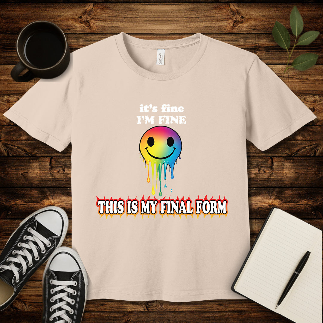 Final Form T-Shirt-T-Shirt-Soft Cream-S-wearable sarcasm by Savage Tee Society