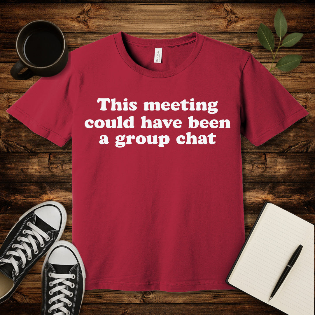 This Meeting Sucks T-Shirt-T-Shirt-Cardinal-S-wearable sarcasm by Savage Tee Society