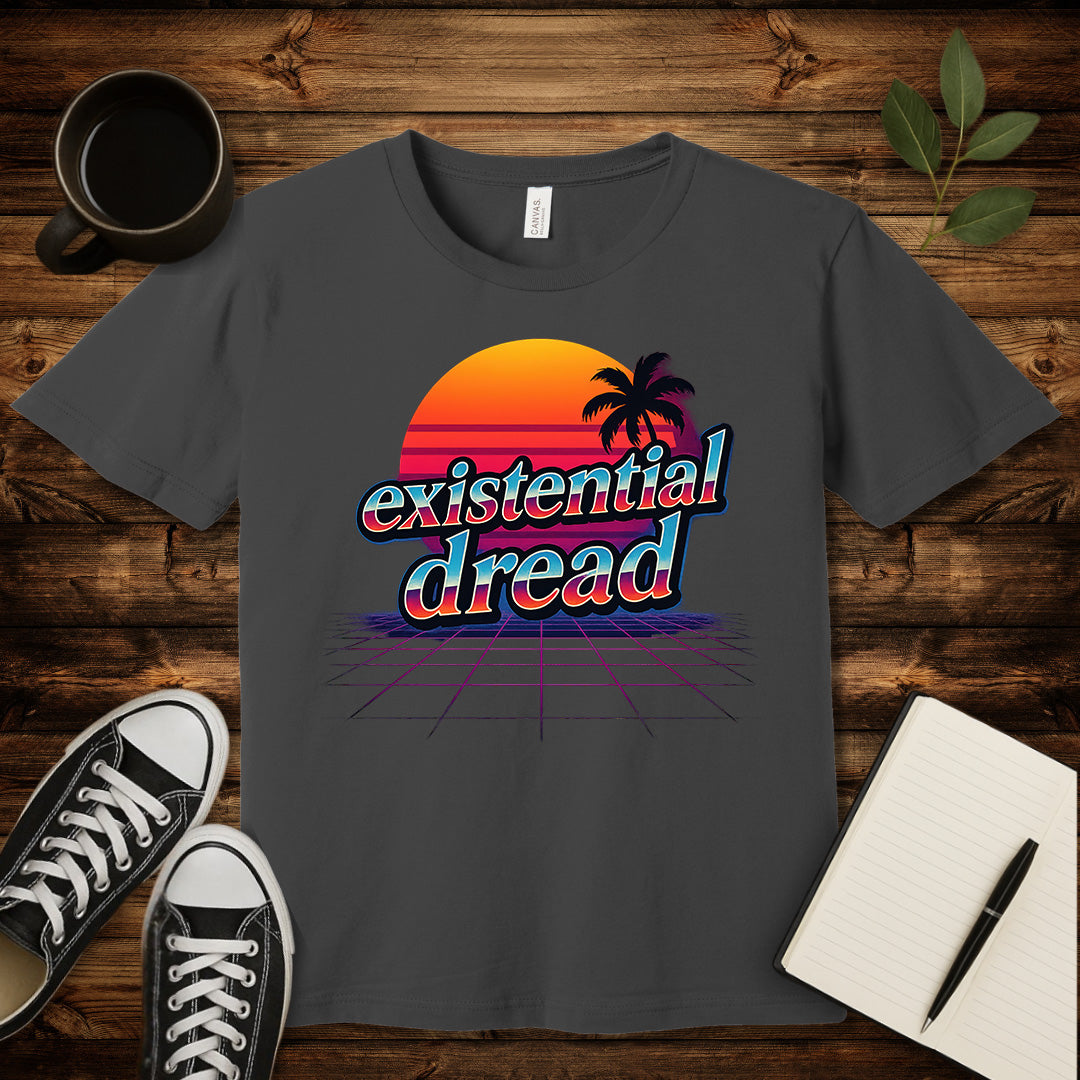 Existential Dread T-Shirt-T-Shirt-Asphalt-S-wearable sarcasm by Savage Tee Society