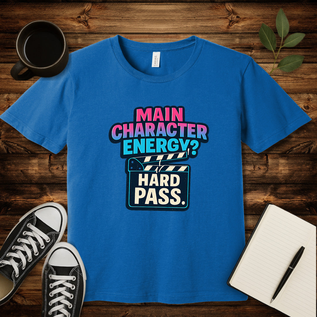 NPC Energy T-Shirt-T-Shirt-Heather Columbia Blue-S-wearable sarcasm by Savage Tee Society