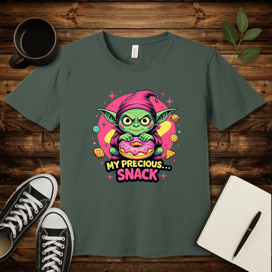 My Precious Snack T-Shirt-T-Shirt-Military Green-S-wearable sarcasm by Savage Tee Society