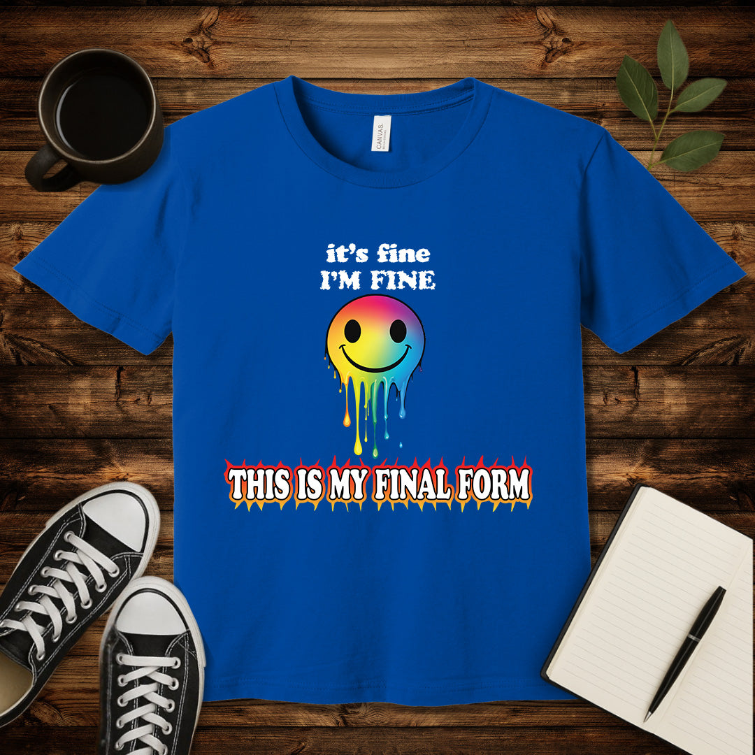 Final Form T-Shirt-T-Shirt-True Royal-S-wearable sarcasm by Savage Tee Society
