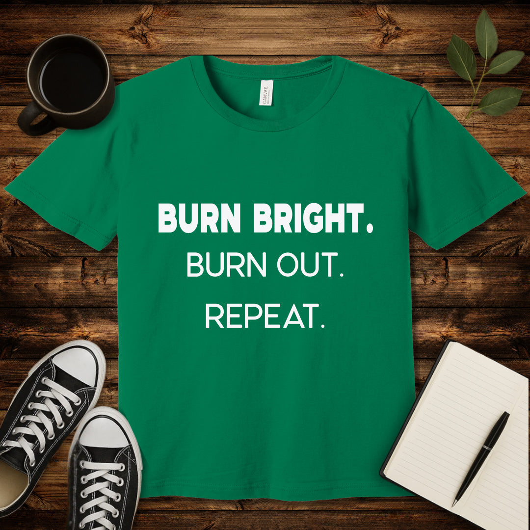 Burnout Loop T-Shirt-T-Shirt-S-Kelly-wearable sarcasm by Savage Tee Society