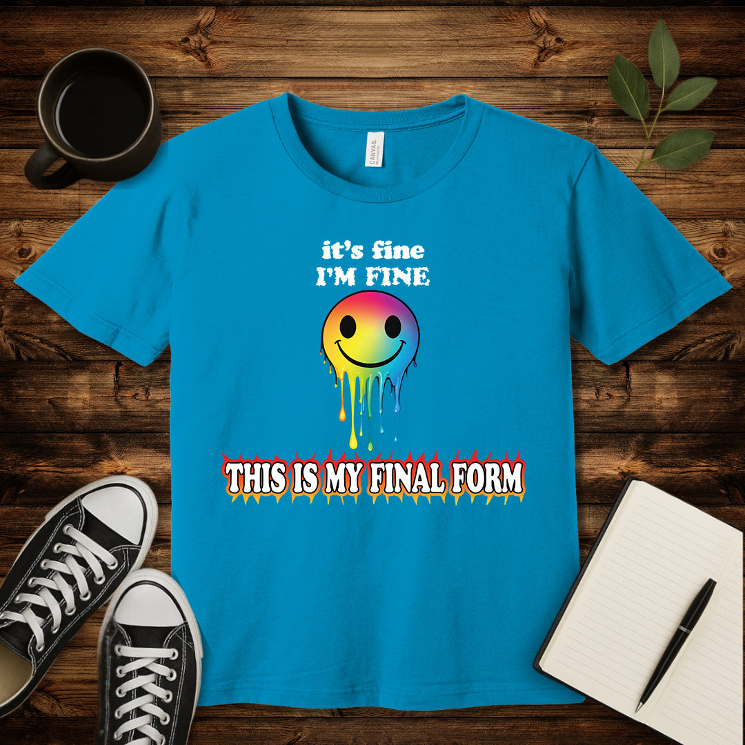 Final Form T-Shirt-T-Shirt-Aqua-S-wearable sarcasm by Savage Tee Society