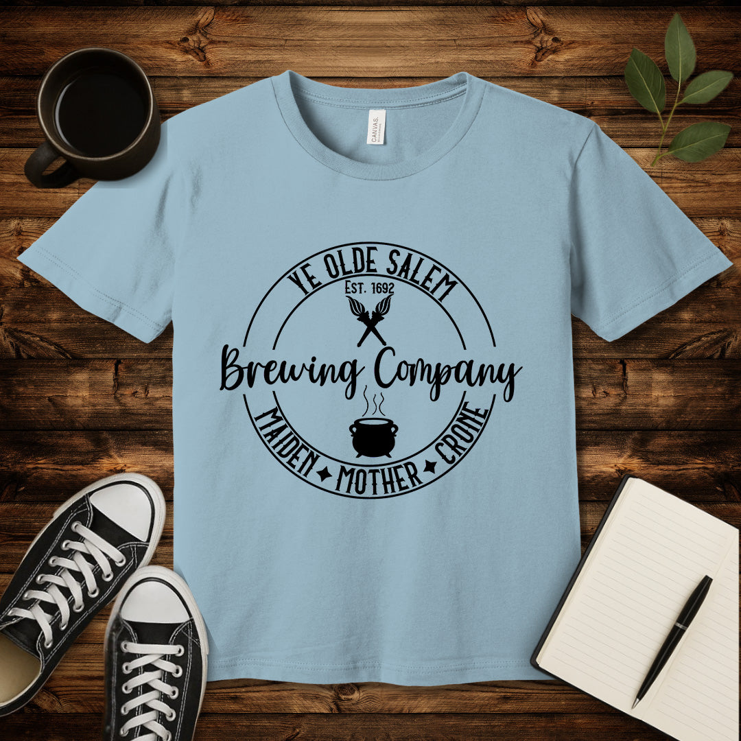 Salem Brewing Co T-Shirt-T-Shirt-Light Blue-S-wearable sarcasm by Savage Tee Society