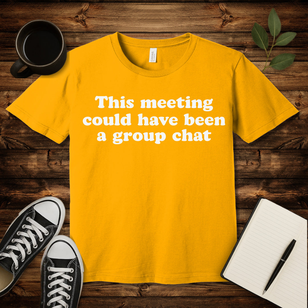 This Meeting Sucks T-Shirt-T-Shirt-Gold-S-wearable sarcasm by Savage Tee Society