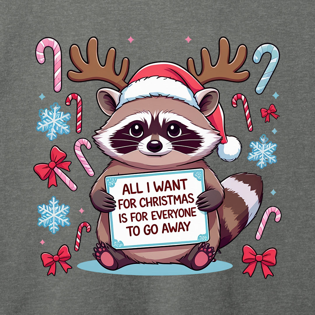 Go Away Anti-Social Christmas T-Shirt