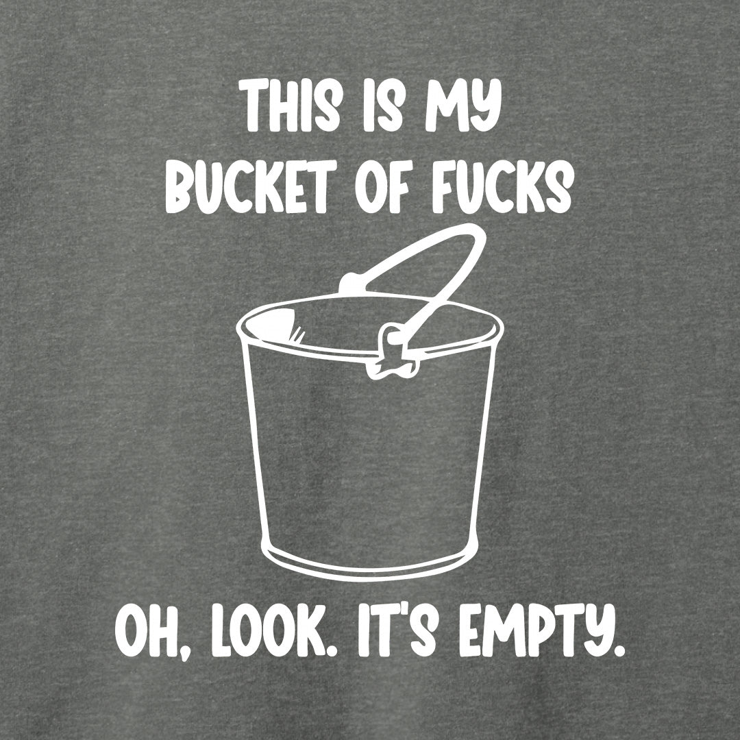 Bucket of Fucks T-Shirt-T-Shirt-Asphalt-S-