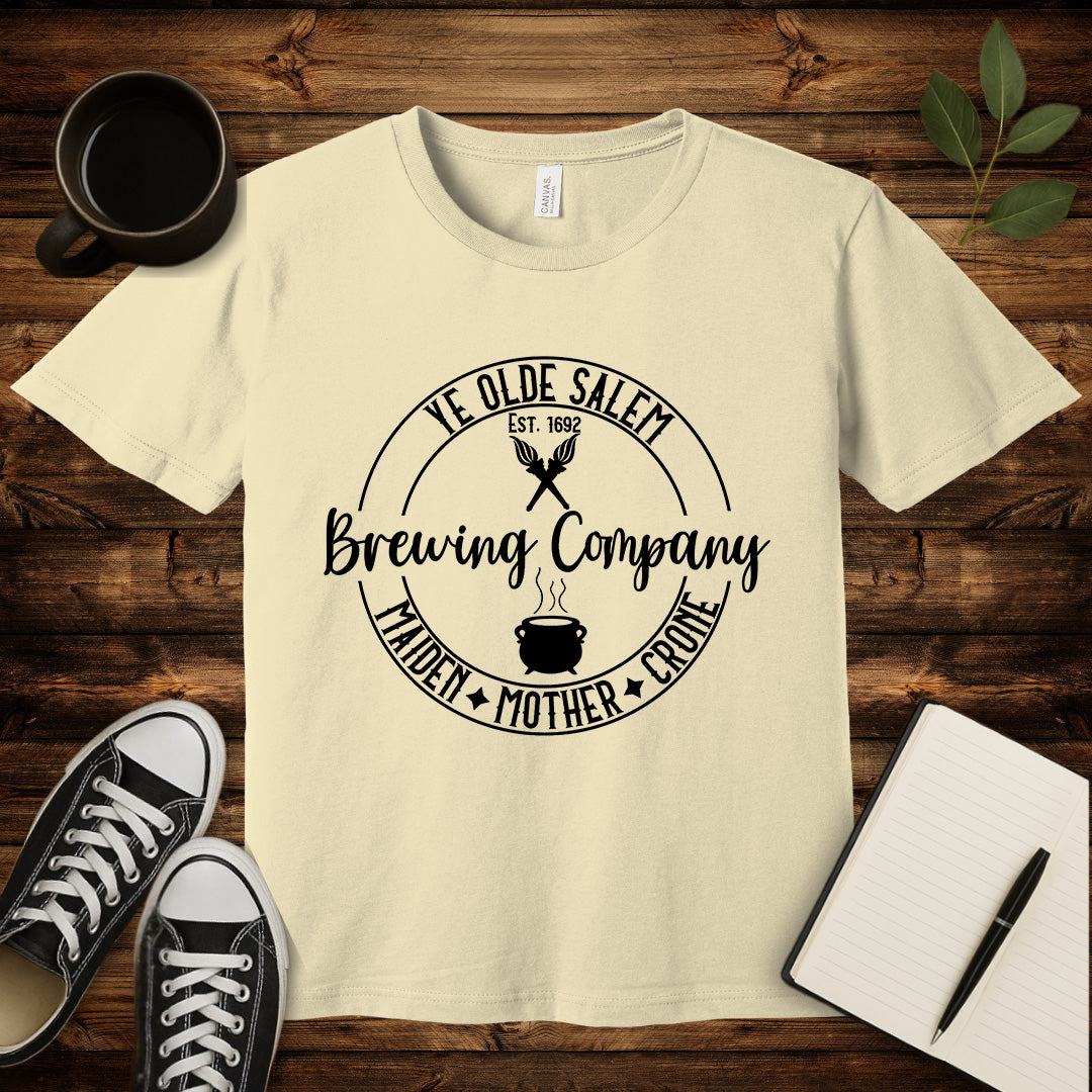 Salem Brewing Co T-Shirt-T-Shirt-Natural-S-wearable sarcasm by Savage Tee Society