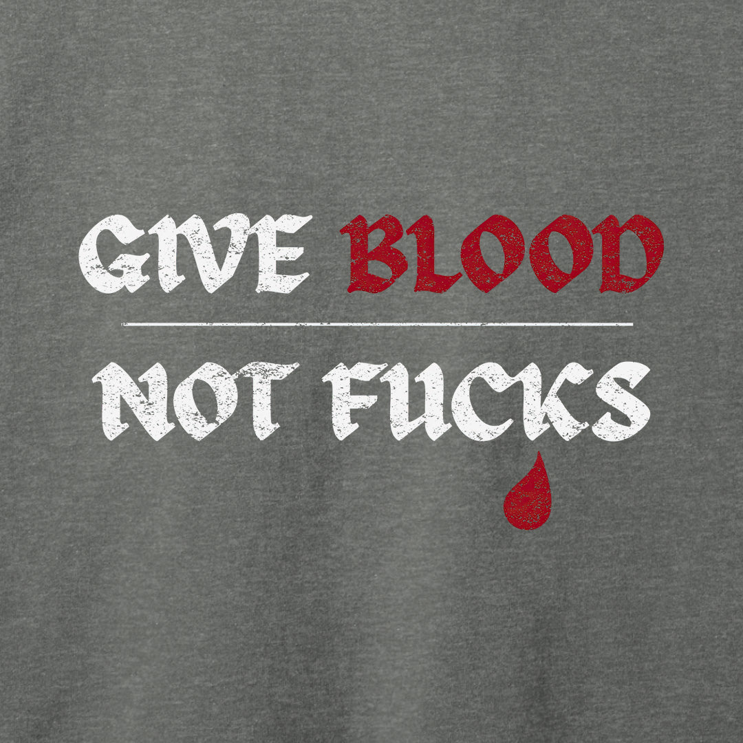 Give Blood T-Shirt-T-Shirt-Asphalt-S-