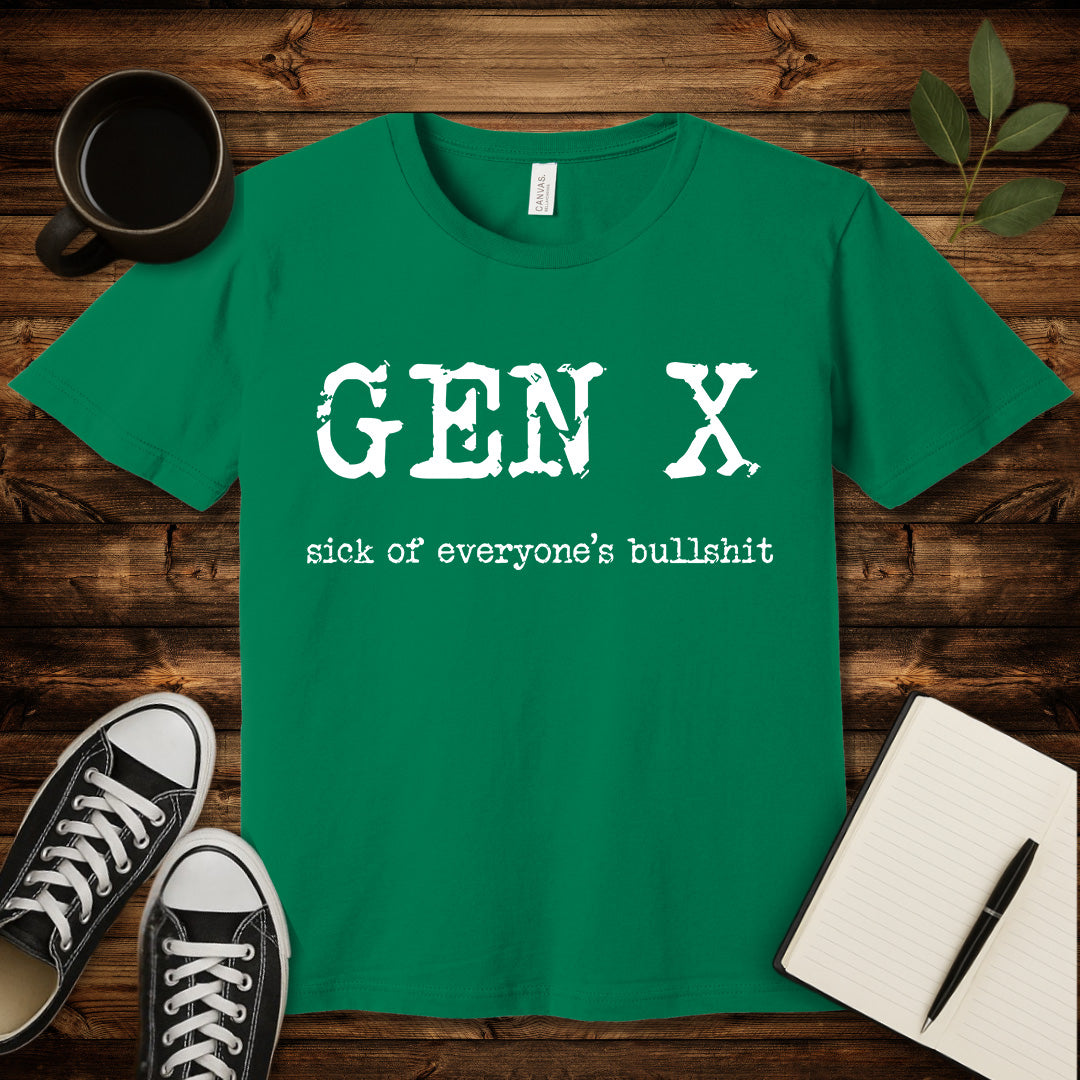 Gen X Rage T-Shirt-T-Shirt-Kelly-S-wearable sarcasm by Savage Tee Society