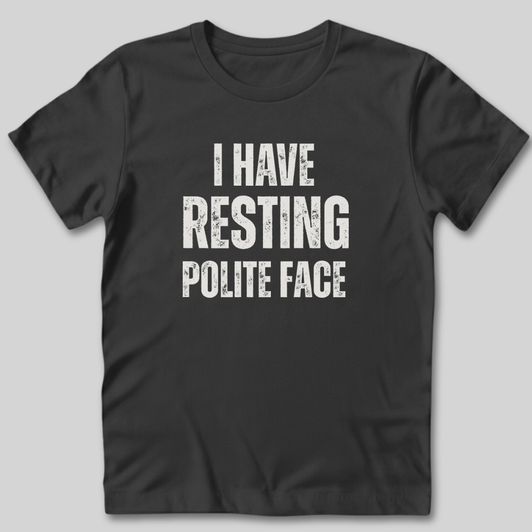 Resting Polite Face T-Shirt