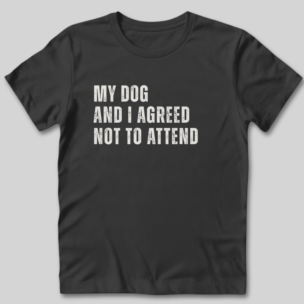 My Dog and I Distressed Style T-Shirt