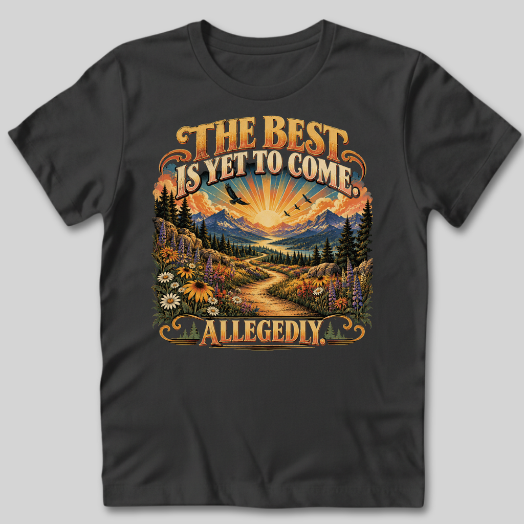 The Best Is Yet to Come Allegedly T-Shirt