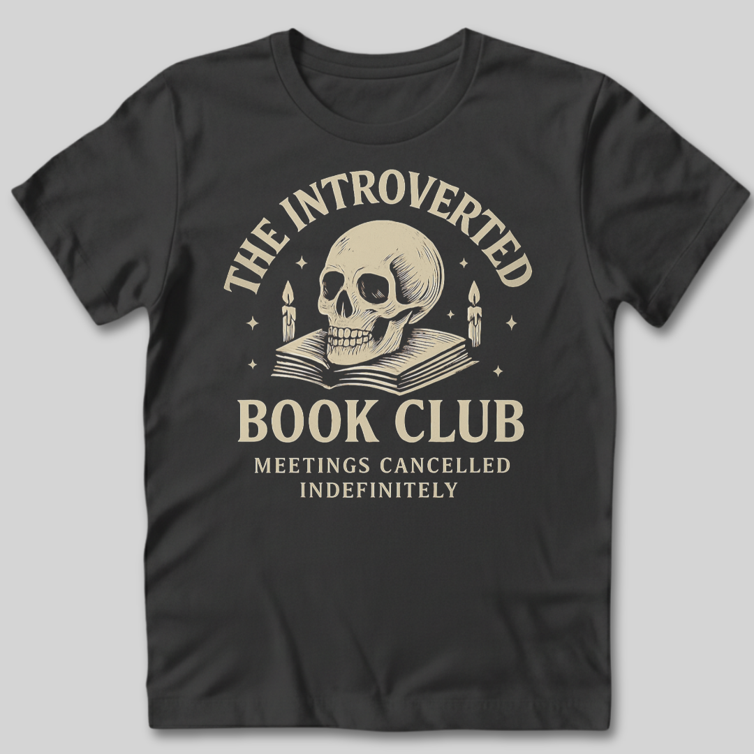Introverted Book Club T-Shirt