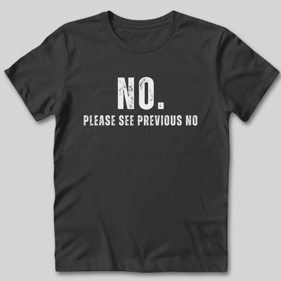 Please See Previous No T-Shirt