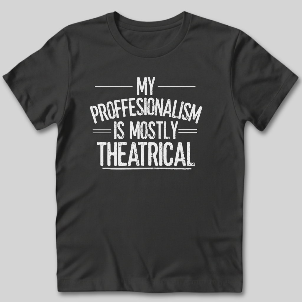My Professionalism Is Mostly Theatrical T-Shirt