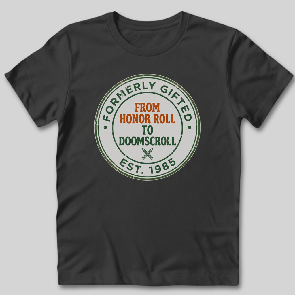 From Honor Roll to Doomscroll T-Shirt