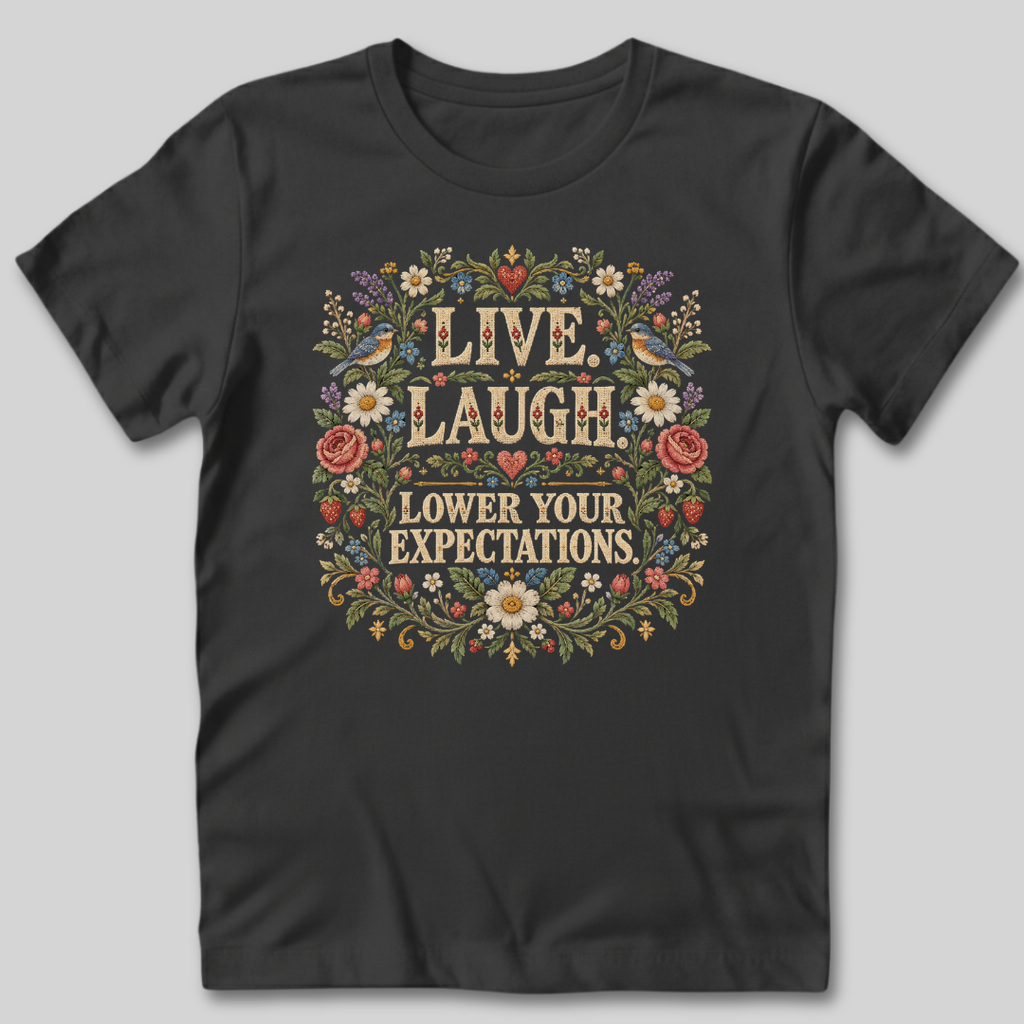 Live Laugh Lower Your Expectations T-Shirt